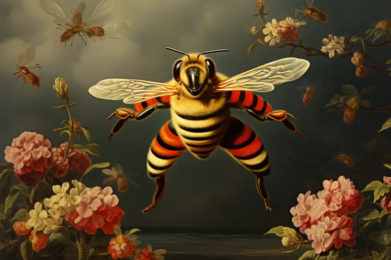 What does it mean to dream about bees on your body?