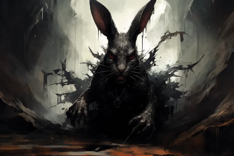 What does it mean dreaming of a black rabbit?