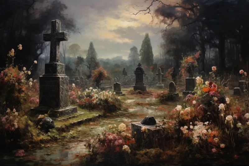 What does dreaming about cemetery flowers mean?