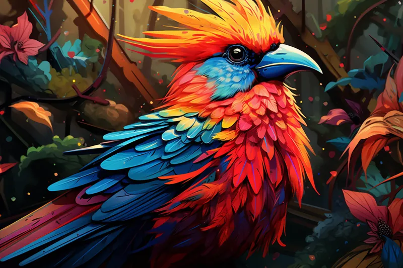 What does dreaming of colored birds mean?