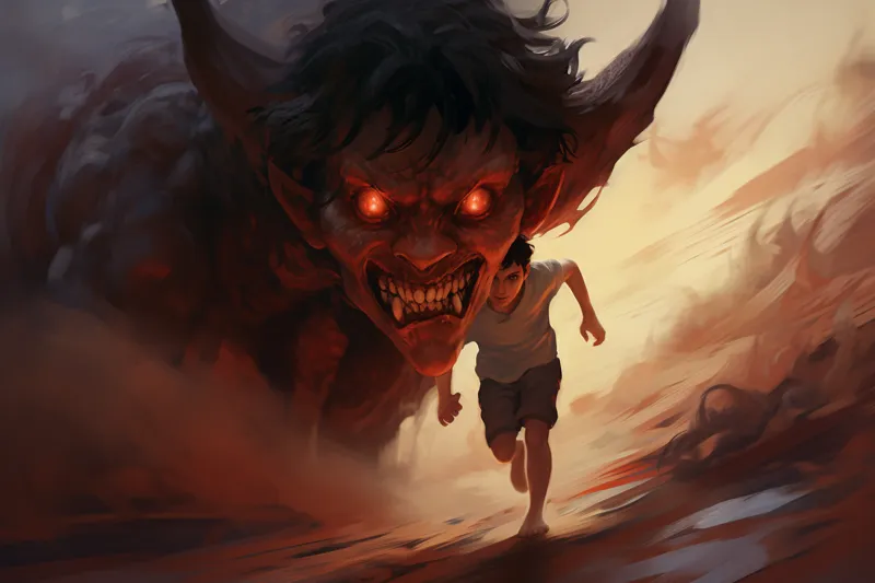 What does it mean to dream of a demon chasing you?