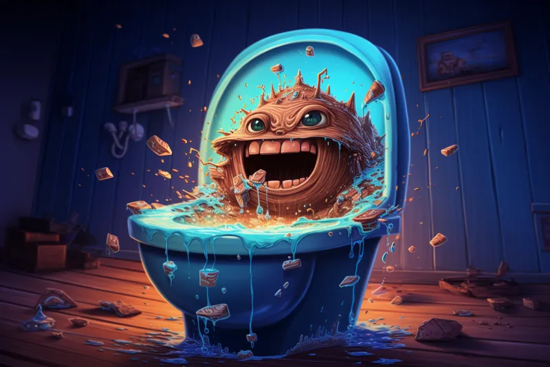 dirty toilet Cyril Rolando style