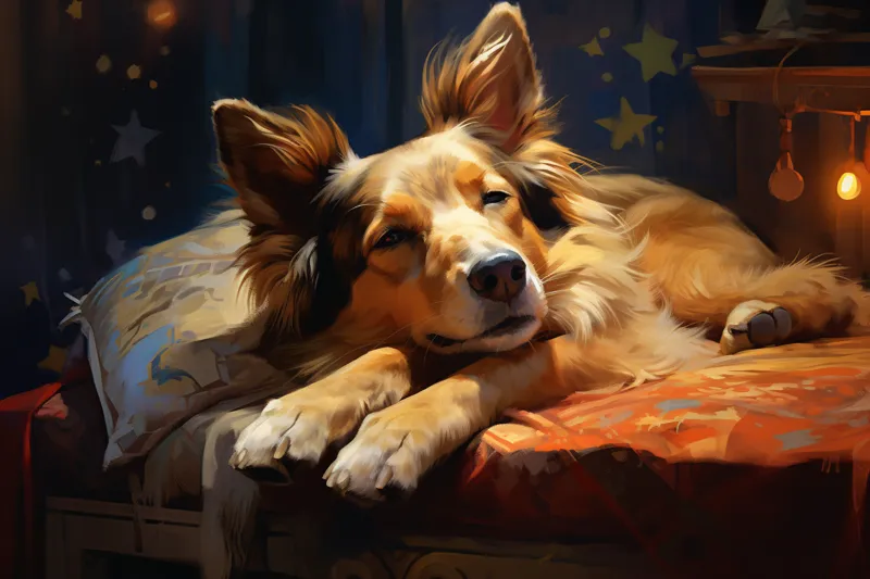 dream about dogs animation style