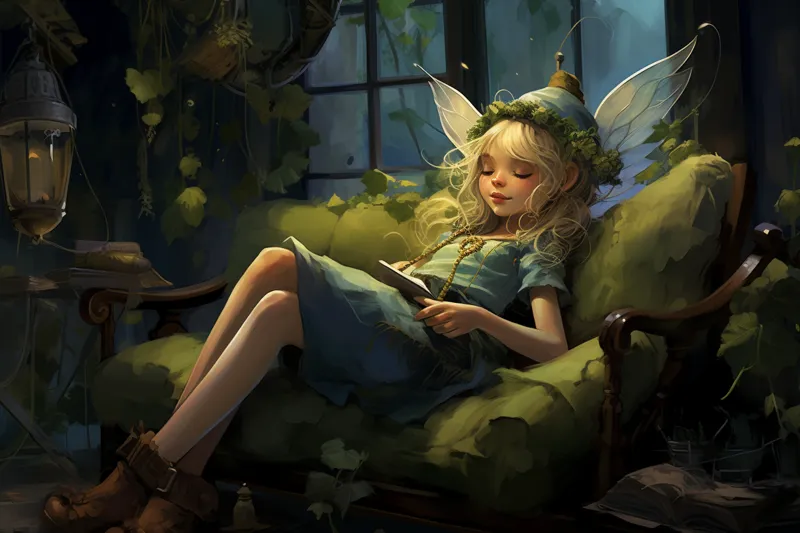 dream about elves animation style