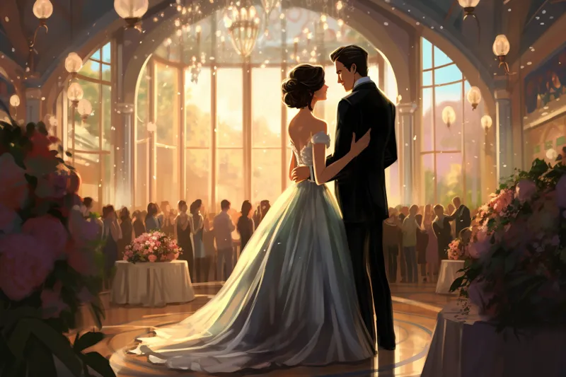 dream of a wedding animation style