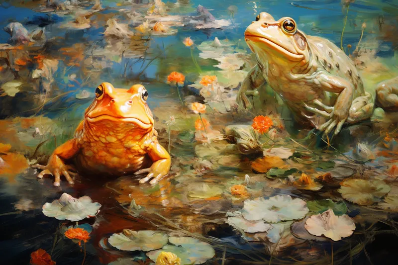 What does dreaming about frogs and toads mean?