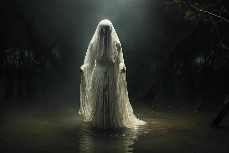What does it mean to dream of La Llorona in a white dress?