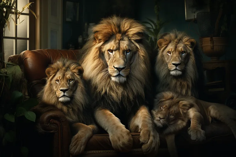 ¿Qué significa soñar con leones en tu casa?