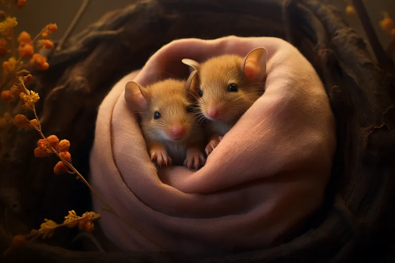 What does it mean dreaming of newborn mice?