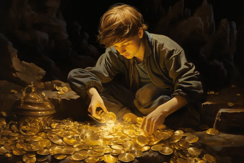 What does it mean to dream about searching for gold?