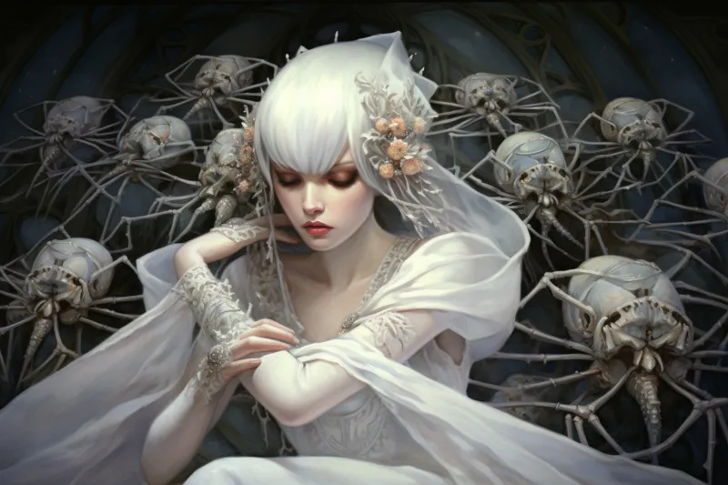 What does dreaming of white spiders mean?